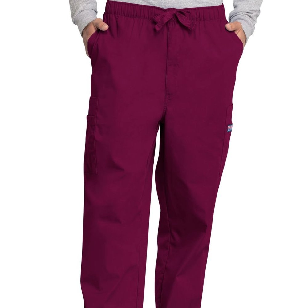 Cherokee men's scrubs 4000 wine